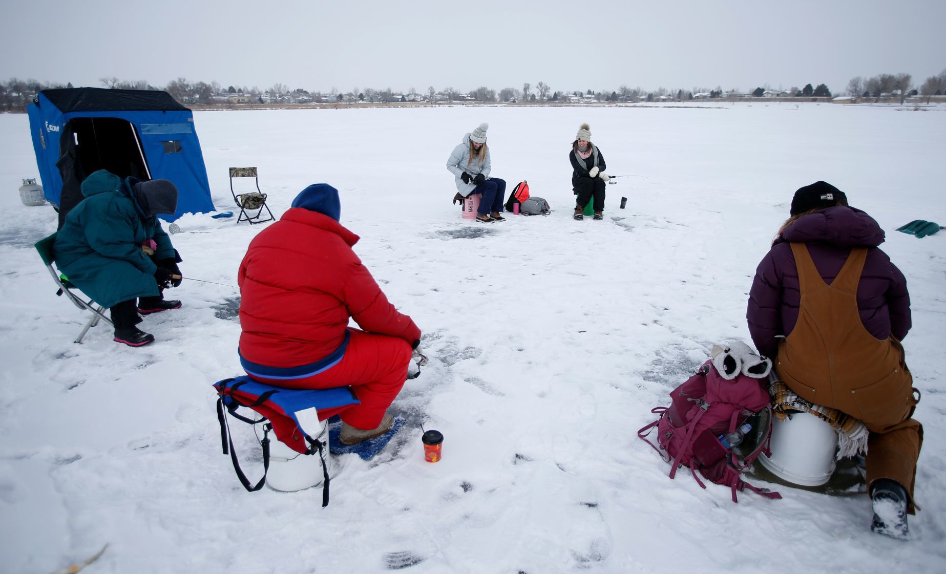 Ice fishing workshop